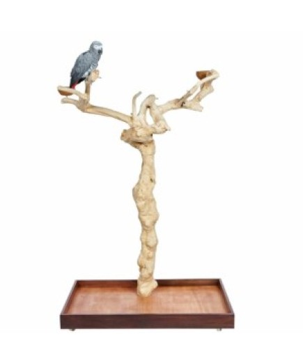 Java Wood II Tree - Large - Natural Hardwood Parrot Playstand